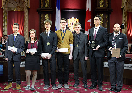 Le collège Saint-Charles-Garnier a remporté la médaille d’or dans la catégorie Secondaire.