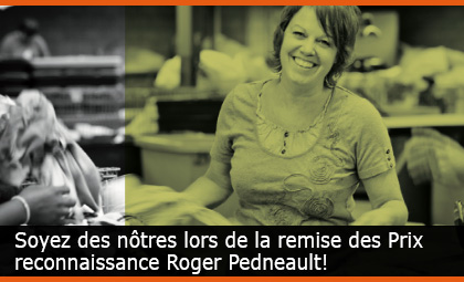 Remise des Prix reconnaissance Roger Pedneault
