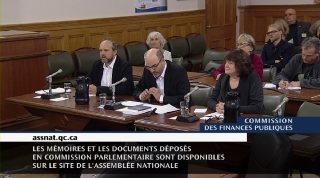 Alain Deneault à la commission des affaires publiques du Québec