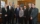 De gauche à droite : le député François Paradis, représentant du chef du deuxième groupe d’opposition, Stéphane Garneau, Louis Garneau, Jacques Chagnon, Louise Brissette, François-Guy Thivierge, Philippe Couillard et Stéphane Bédard.