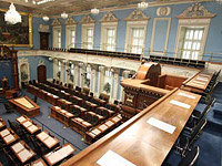 Press Gallery of the National Assembly Chamber.