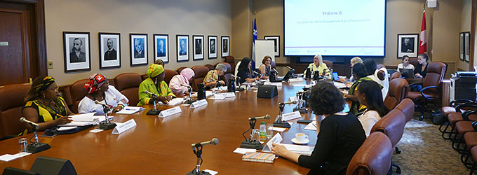 Image Leadership Workshop for Women Parliamentarians of the Francophonie