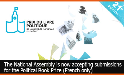The National Assembly is now accepting submissions for the Political Book Prize
