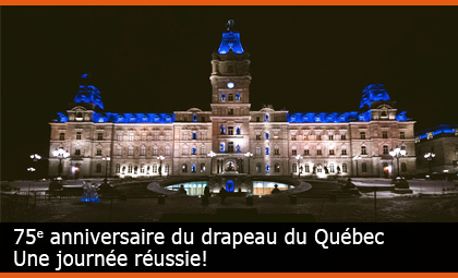 75e anniversaire du drapeau du Québec