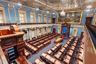 Salle de l’Assemblée nationale en 2019
