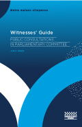 Cover page : Witnesses’ Guide