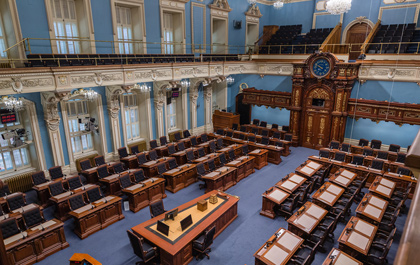 Salle de l’Assemblée nationale en 2018