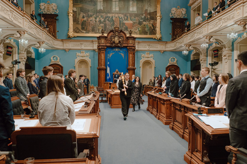 La 21e législature du Parlement des jeunes a terminé ses travaux vendredi dernier, le 5 avril.