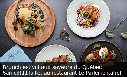 Samedi 11 juillet : brunch estival aux saveurs du Québec