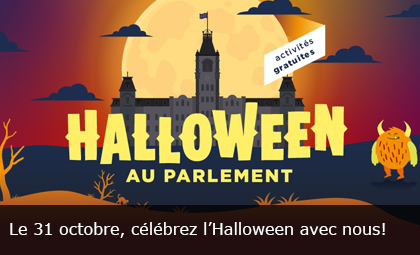 Halloween au parlement - activités gratuites