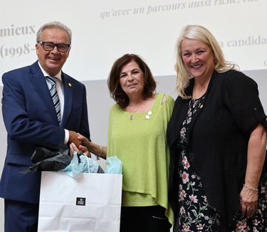 France Dionne, Christiane Pelchat et Lucienne Robillard